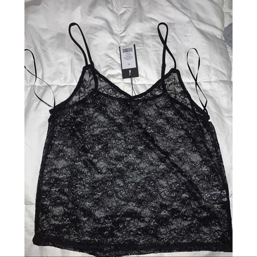 Black Lace Tank